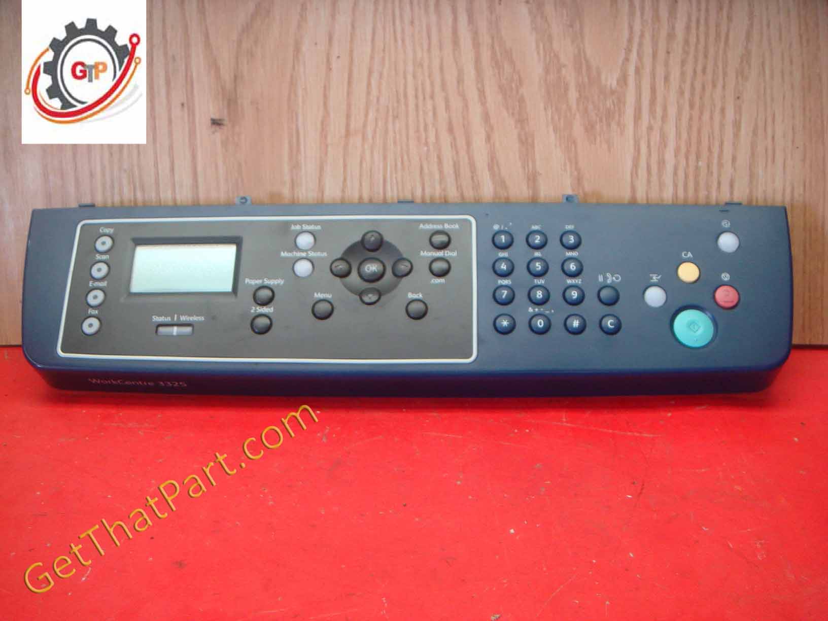 Xerox WC 3325DNI Complete Operator Control Panel Assembly Tested